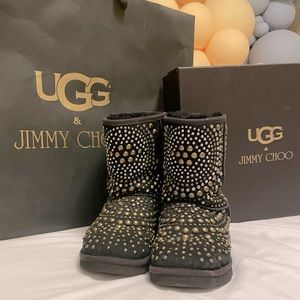 Jimmy Choo UGGS ankle boots Size 7